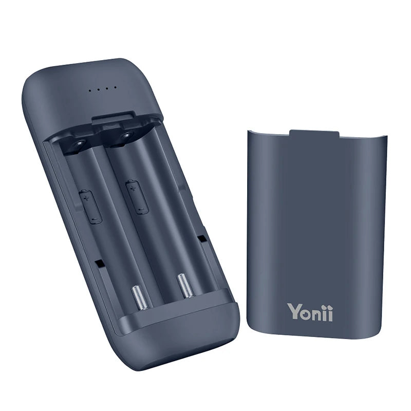 18650 Dual‑Cell Power Bank Case – LED Display, QC 3.0 Fast Charger & Battery Storage for 18650 / 20700 / 21700 Cells Smart Daily