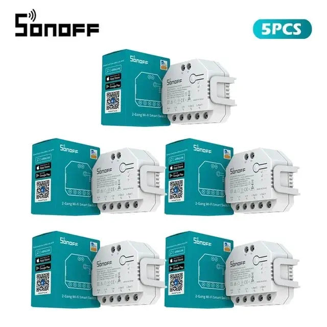 Sonoff Dual R3 2‑Gang Wi‑Fi Curtain Switch – Dual Relay & Power Metering Store and you