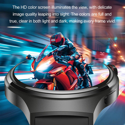 Watch 4 GT Series Smartwatch – AMOLED Screen, Heart‑Rate Monitoring & Bluetooth Call for Men Smart Daily
