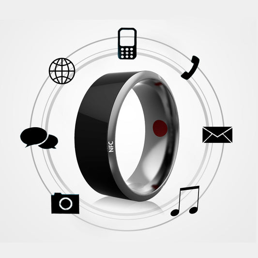 Smart Ring Wearable Device Multifunctional Black High-tech Smart Daily