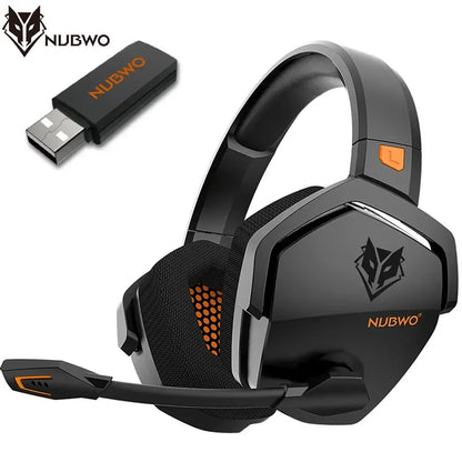 Nubwo G06 Dual-Mode Wireless Gaming Headset – 2.4 GHz + Bluetooth 5.3 – Compatible with PC, PS4, PS5, Switch & Mobile Smart Daily
