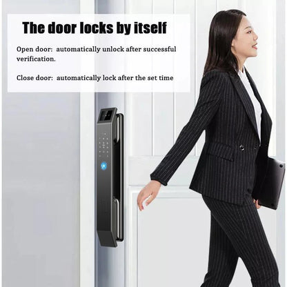 3D Face Recognition Smart Door Lock – Fingerprint, Password & Camera Access Store and you