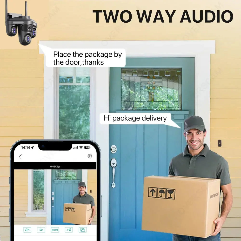 Devoccvo 35MP 10× Zoom Wi‑Fi PTZ Security Camera – 7 Lenses & Auto‑Tracking Store and you