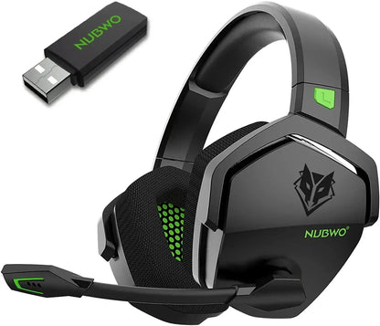 Nubwo G06 Dual-Mode Wireless Gaming Headset – 2.4 GHz + Bluetooth 5.3 – Compatible with PC, PS4, PS5, Switch & Mobile Smart Daily