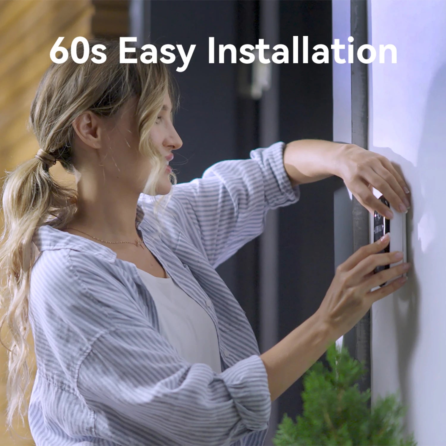 Imilab 2.5K Wi‑Fi Video Doorbell – 5200 mAh, Human Detection & Instant Alerts Store and you