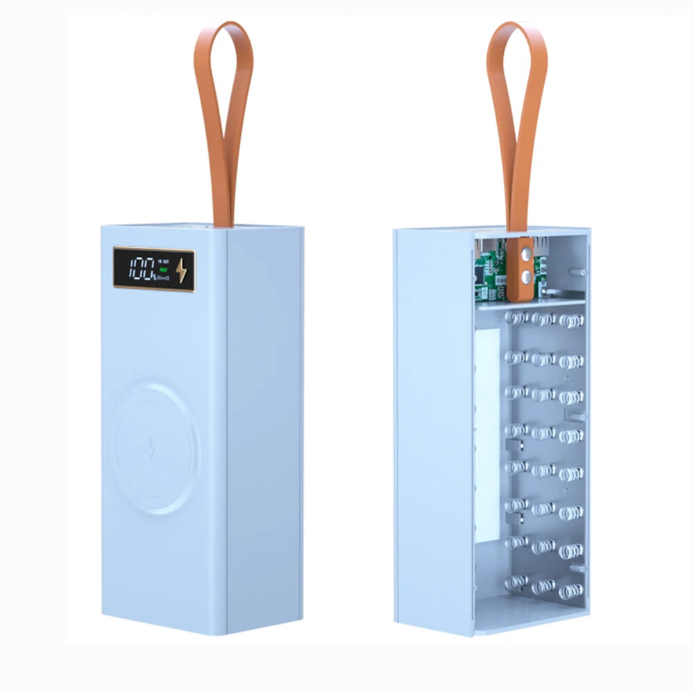 C24 18650 Dual-Cell Charger & Power Bank Case – Storage & Charging Shell for 2 × 18650 Batteries Smart Daily