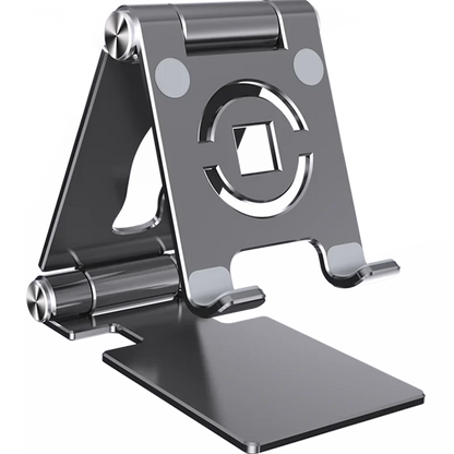 360° Rotation Tablet Stand for iPad, Adjustable Foldable Tablet Holder,Aluminum Phone Stand Compatible with iPad Pro/ Air/ Mini Smart Daily