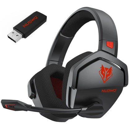 Nubwo G06 Dual-Mode Wireless Gaming Headset – 2.4 GHz + Bluetooth 5.3 – Compatible with PC, PS4, PS5, Switch & Mobile Smart Daily