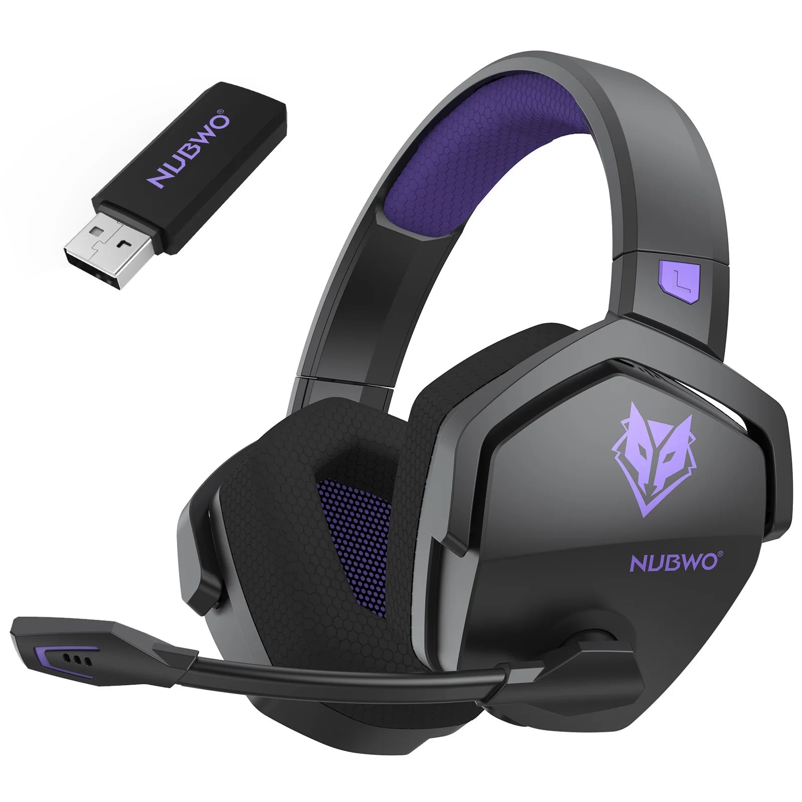 Nubwo G06 Dual-Mode Wireless Gaming Headset – 2.4 GHz + Bluetooth 5.3 – Compatible with PC, PS4, PS5, Switch & Mobile Smart Daily