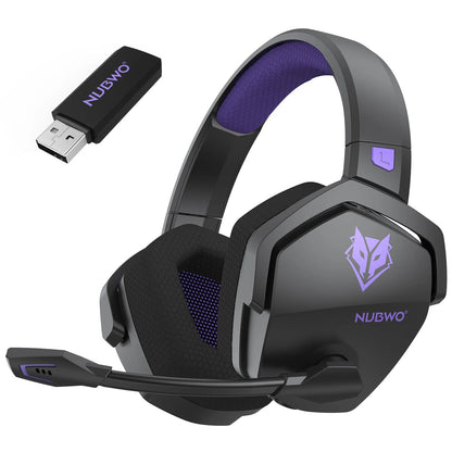 Nubwo G06 Dual-Mode Wireless Gaming Headset – 2.4 GHz + Bluetooth 5.3 – Compatible with PC, PS4, PS5, Switch & Mobile Smart Daily