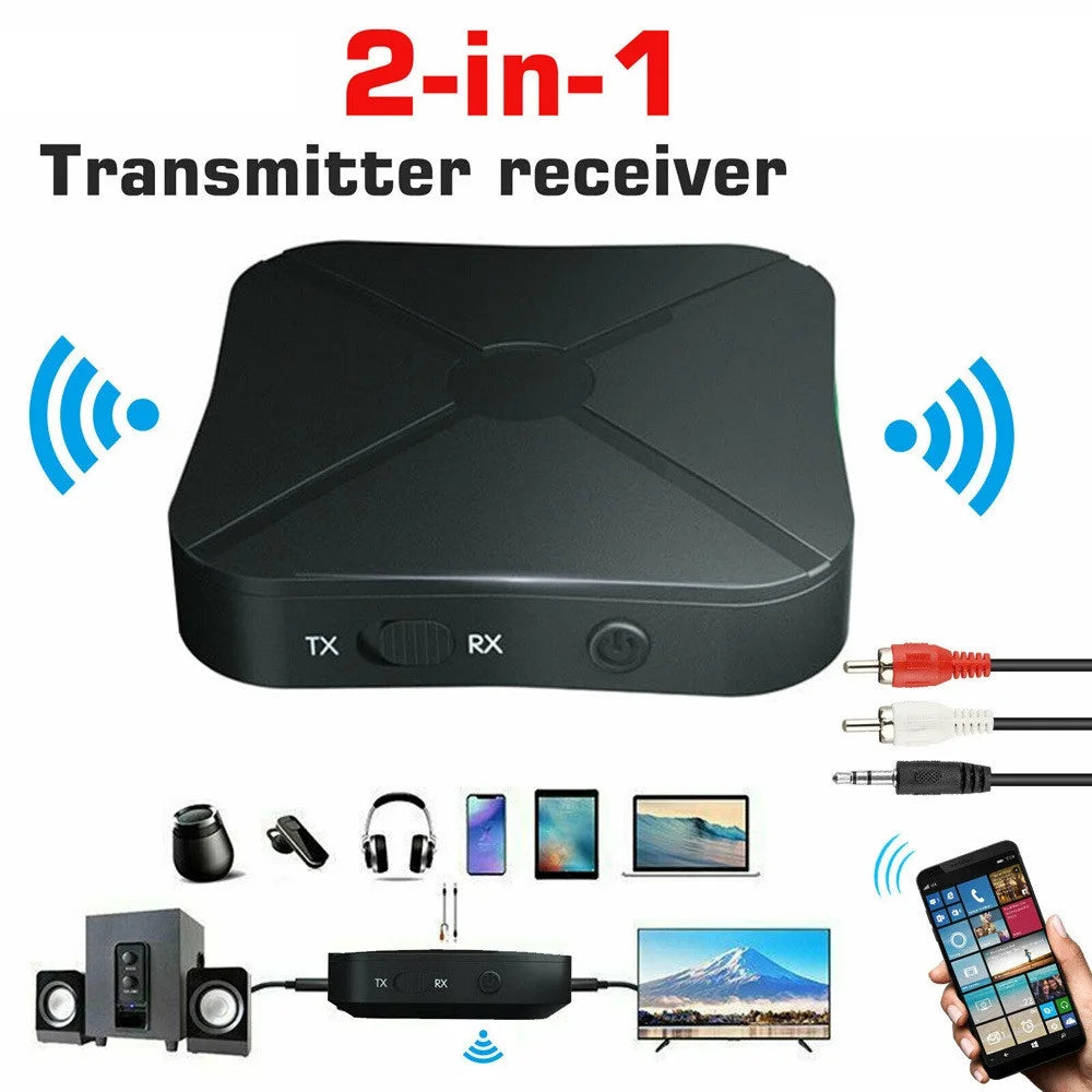 Shoumi Wireless TV Headset – Bluetooth Headphones with Adapter – Compatible with TV, Computer & Mobile Smart Daily