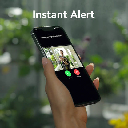 Imilab 2.5K Wi‑Fi Video Doorbell – 5200 mAh, Human Detection & Instant Alerts Store and you