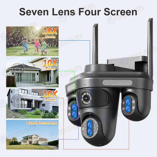 Devoccvo 35MP 10× Zoom Wi‑Fi PTZ Security Camera – 7 Lenses & Auto‑Tracking Store and you