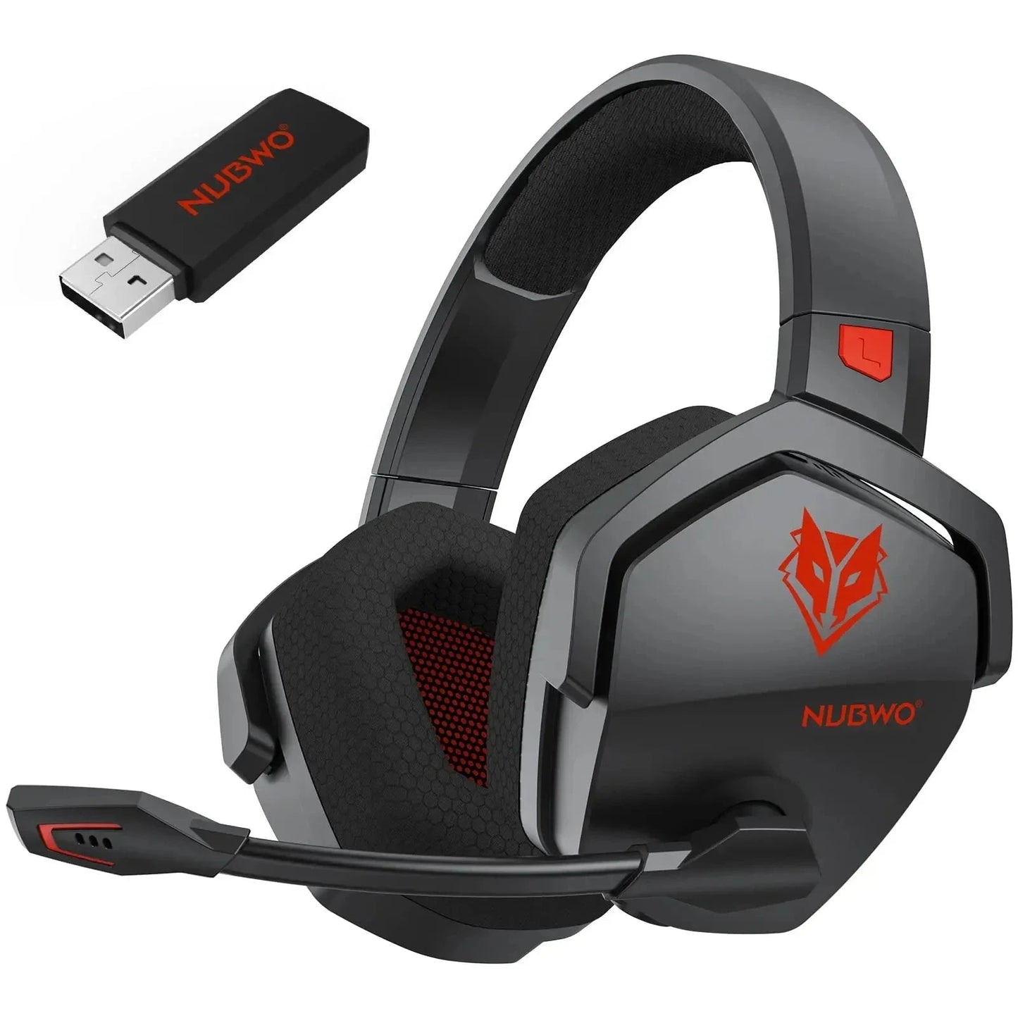 Nubwo G06 Dual-Mode Wireless Gaming Headset – 2.4 GHz + Bluetooth 5.3 – Compatible with PC, PS4, PS5, Switch & Mobile Smart Daily
