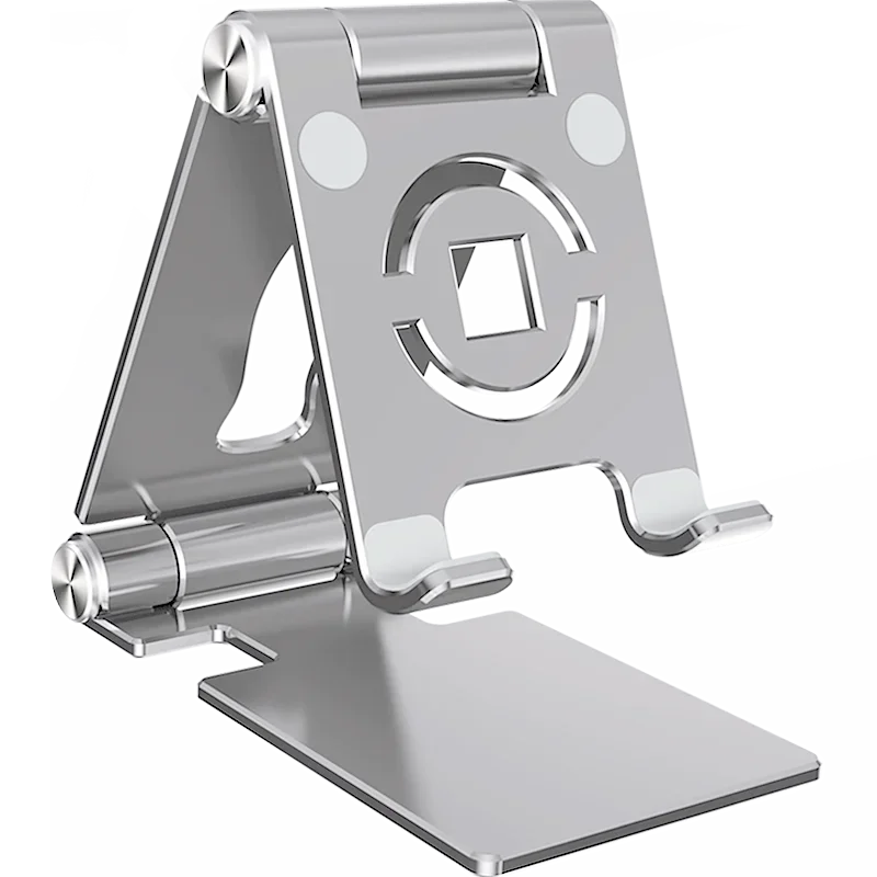 360° Rotation Tablet Stand for iPad, Adjustable Foldable Tablet Holder,Aluminum Phone Stand Compatible with iPad Pro/ Air/ Mini Smart Daily